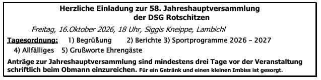 Vorstandssitzung Einladung
